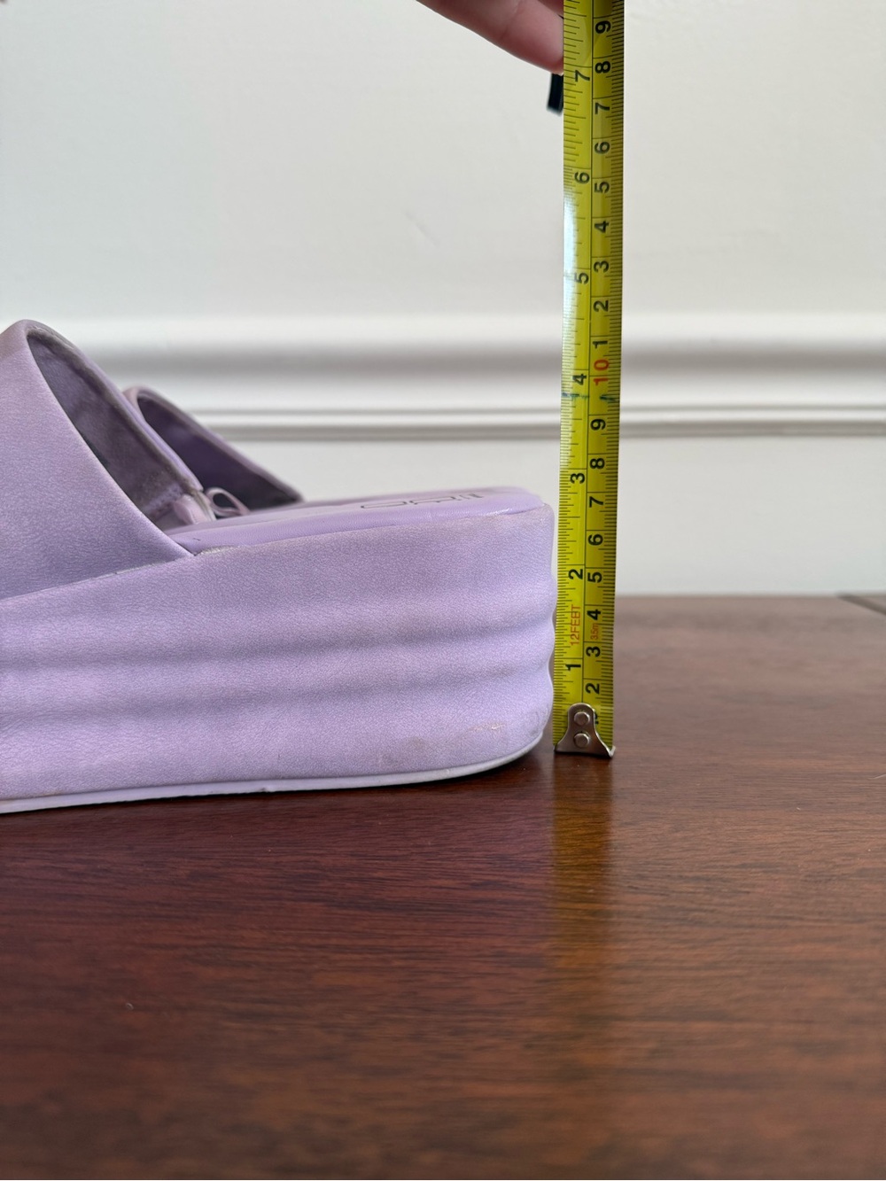 Lavender Platform Sandals - Women 7 - Picture 5 of 5